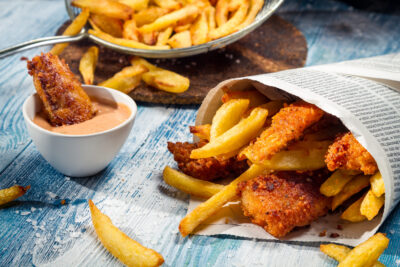 Air Fryer Fish and Chips