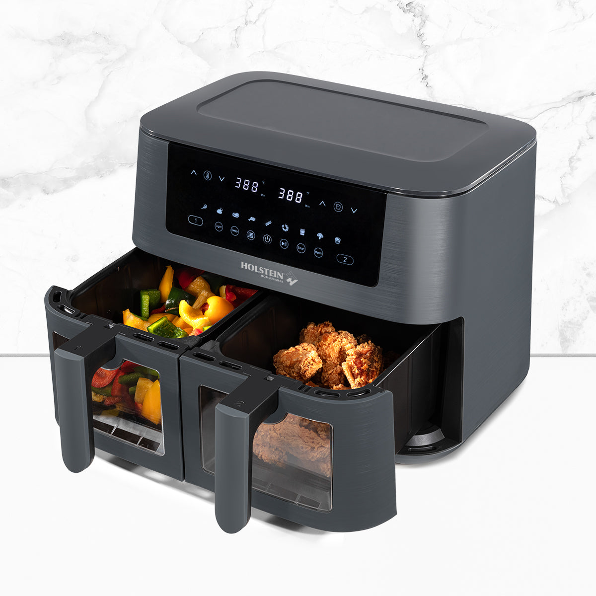 8.4 QT DUAL BASKET DIGITAL AIR FRYER