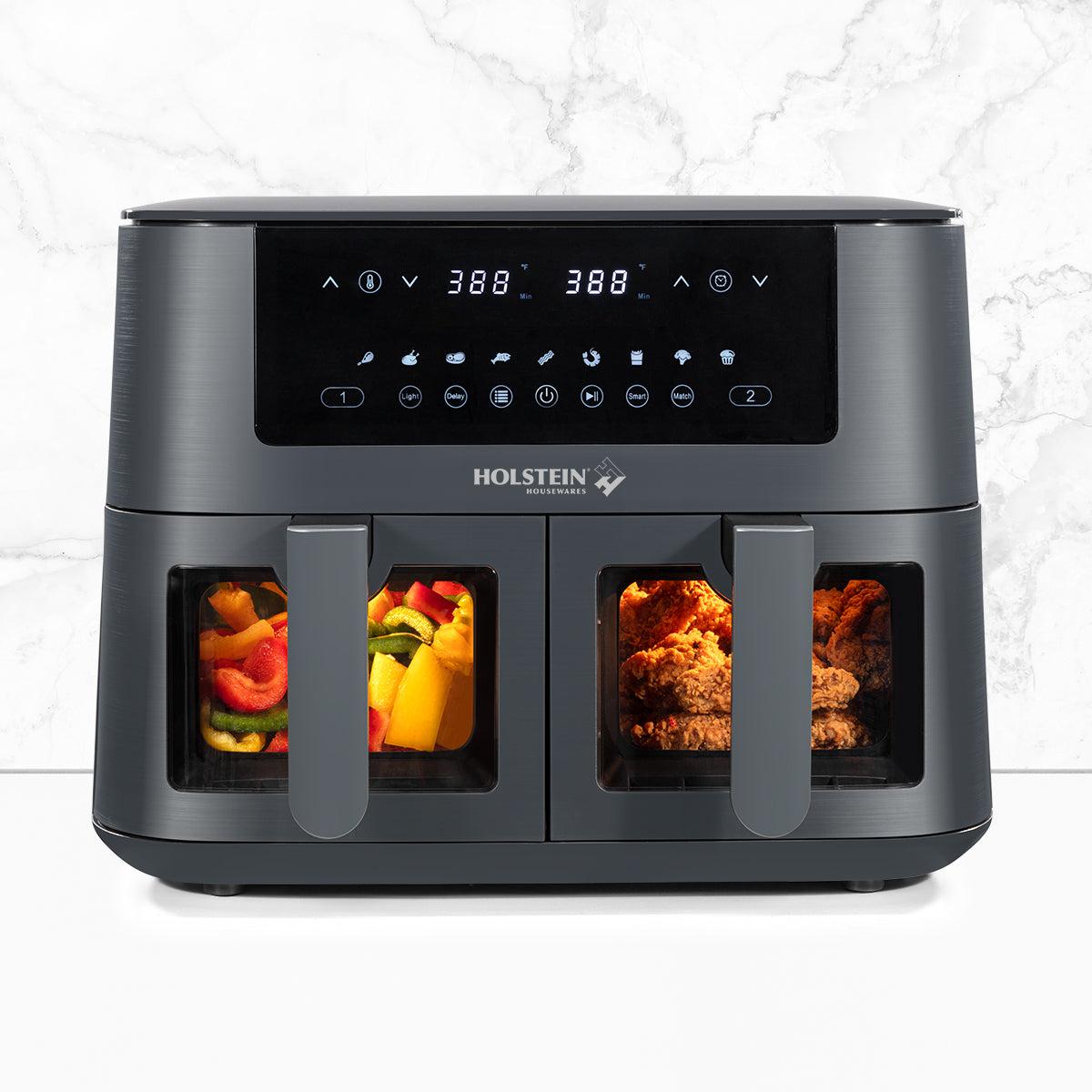 8.4 QT DUAL BASKET DIGITAL AIR FRYER
