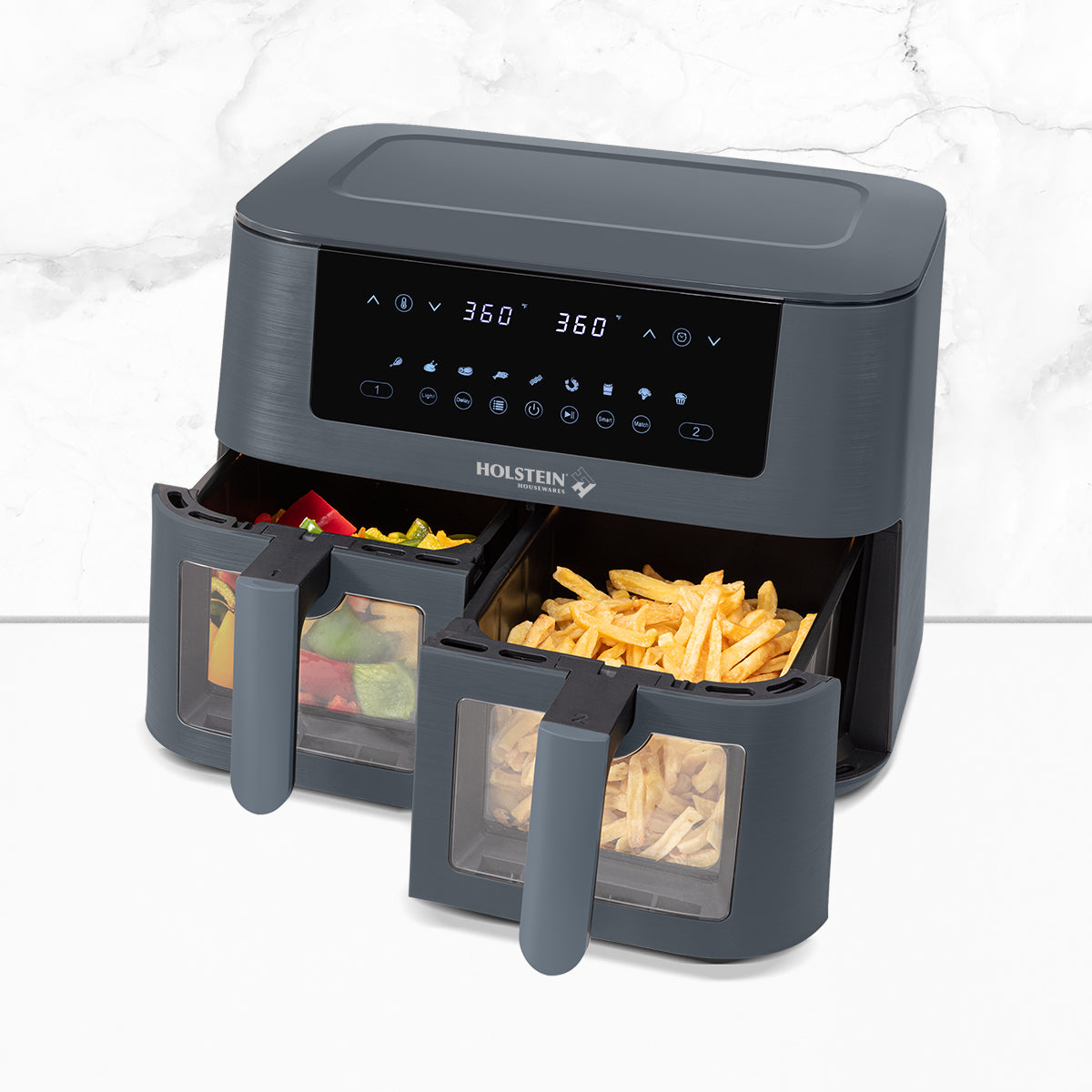8.4 QT DUAL BASKET DIGITAL AIR FRYER
