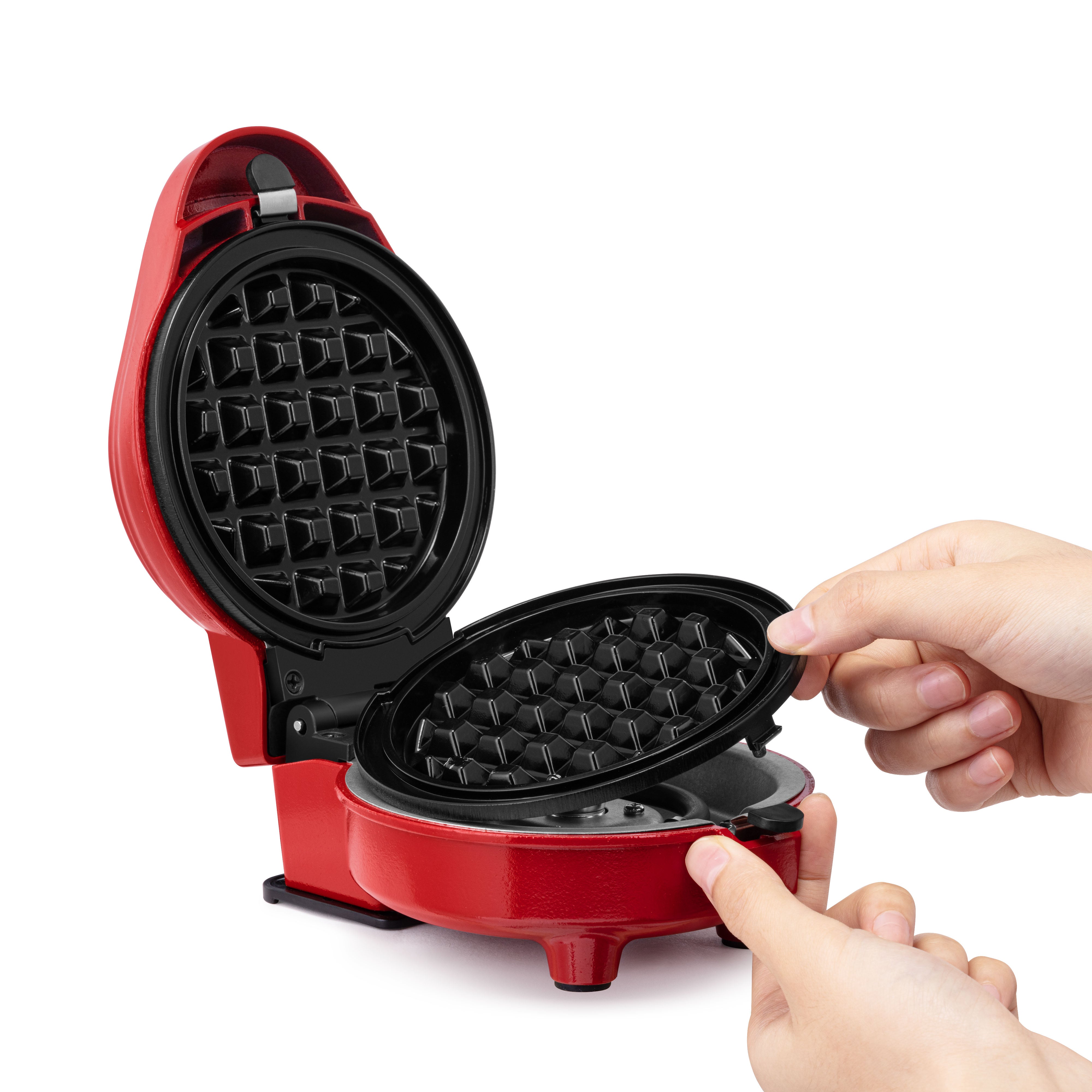 PERSONAL GRIDDLE & WAFFLE MAKER WITH 7 REMOVABLE PLATES