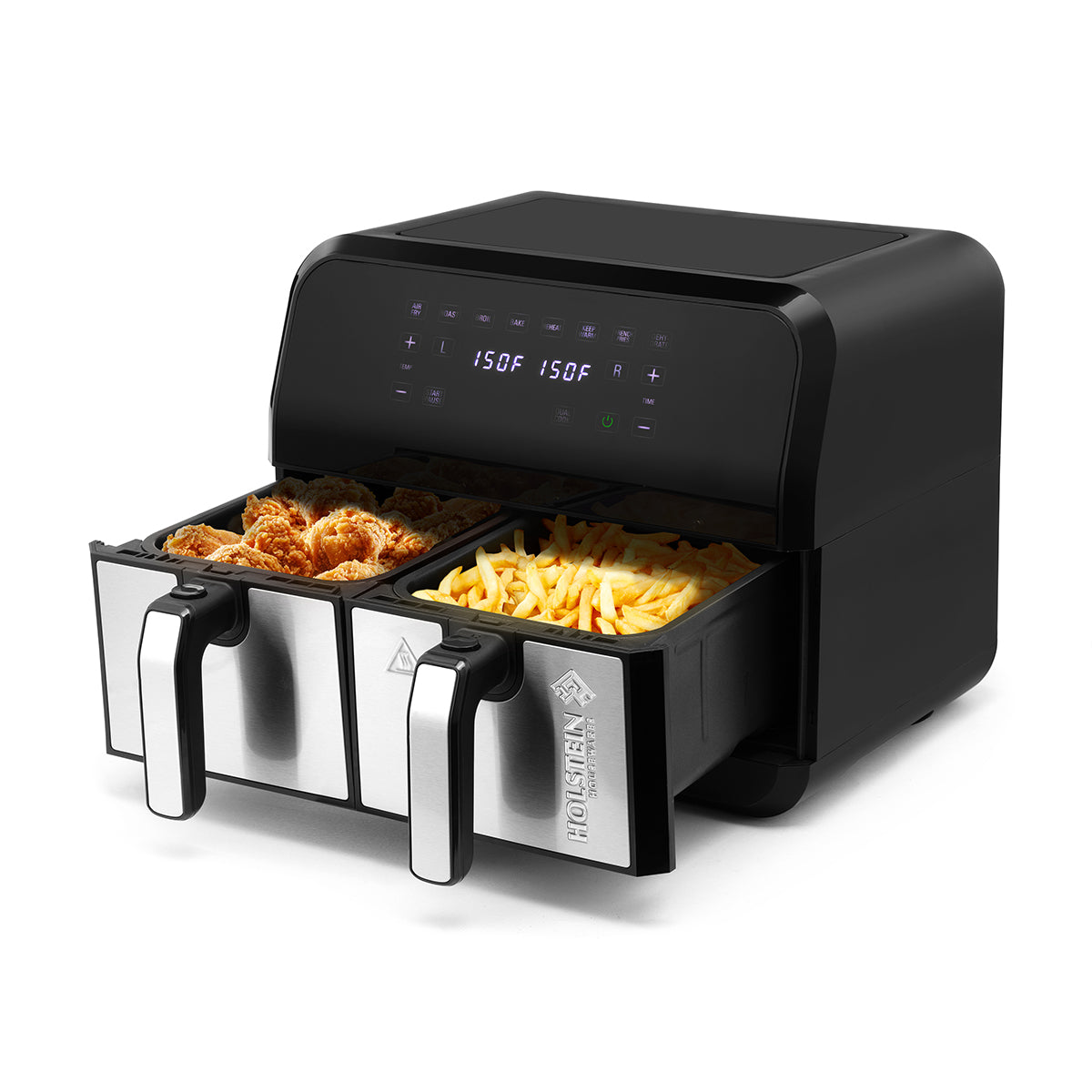 8QT DUAL BASKET DIGITAL AIR FRYER