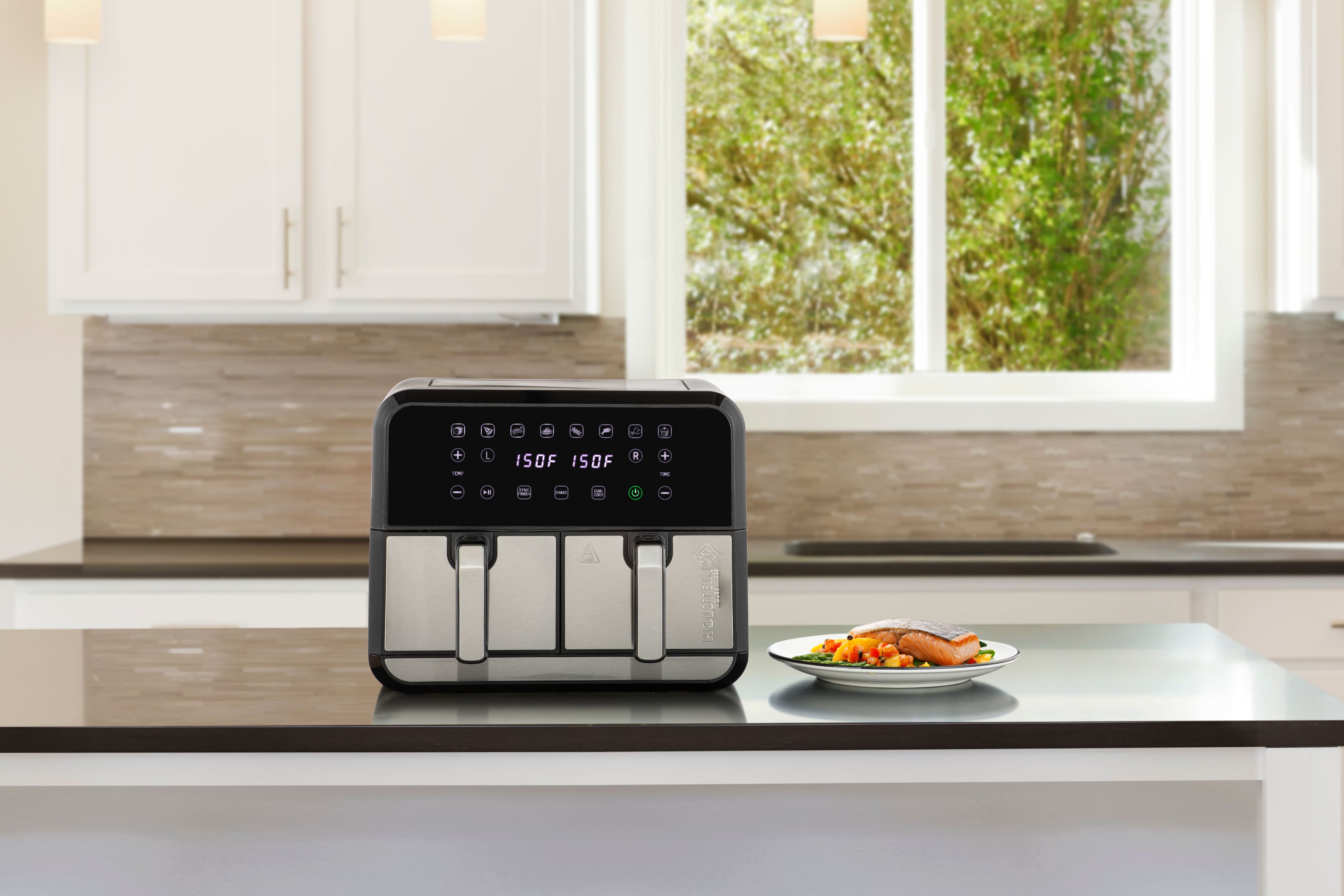 8QT DUAL BASKET DIGITAL AIR FRYER