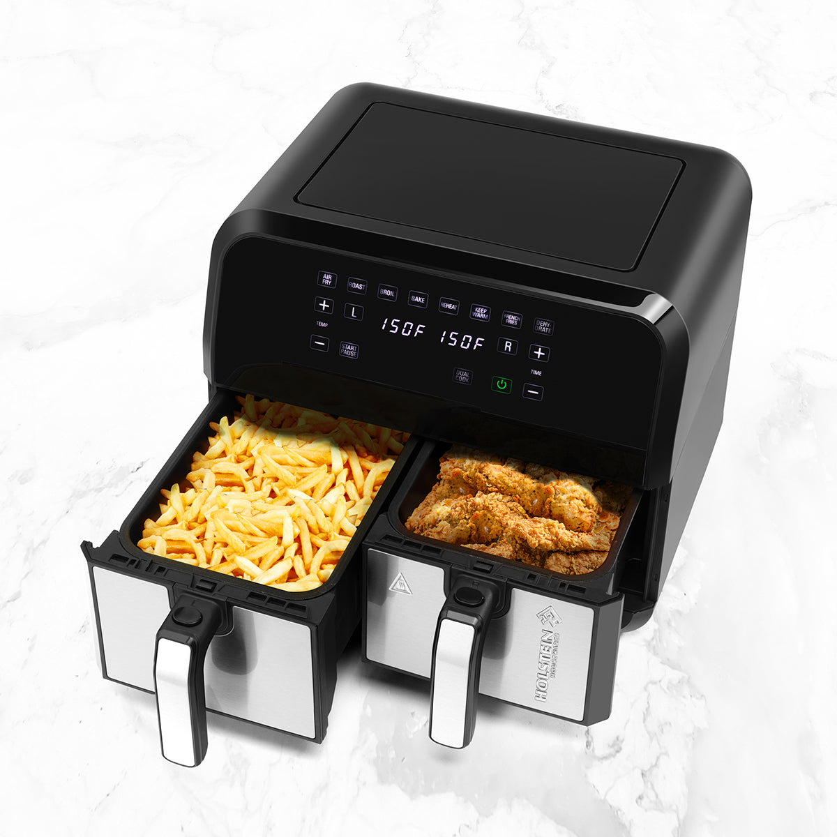 8QT DUAL BASKET DIGITAL AIR FRYER