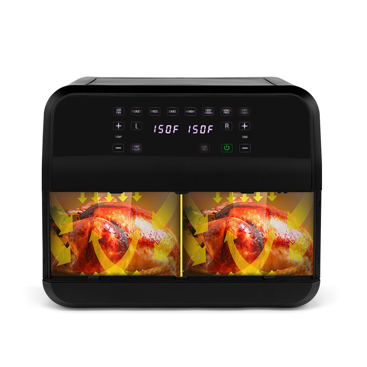 8QT DUAL BASKET DIGITAL AIR FRYER