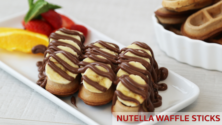 Nutella Waffle Stick Recipe- Holstein Housewares + Patricia Daboin