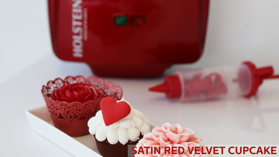 Satin Red Velvet Cupcake Recipe – Holstein Housewares + Cake Art Shop