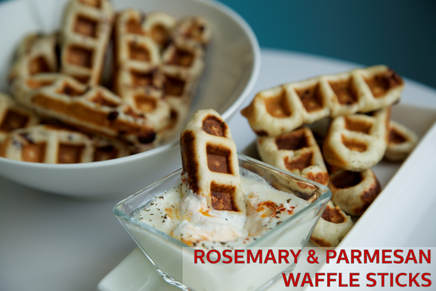 Rosemary & Parmesan Waffle Sticks- Holstein + Jmou Sweets