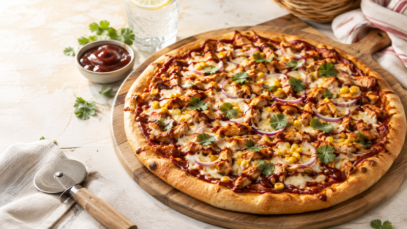 Celebrate Labor Day with an Easy BBQ Chicken Pizza