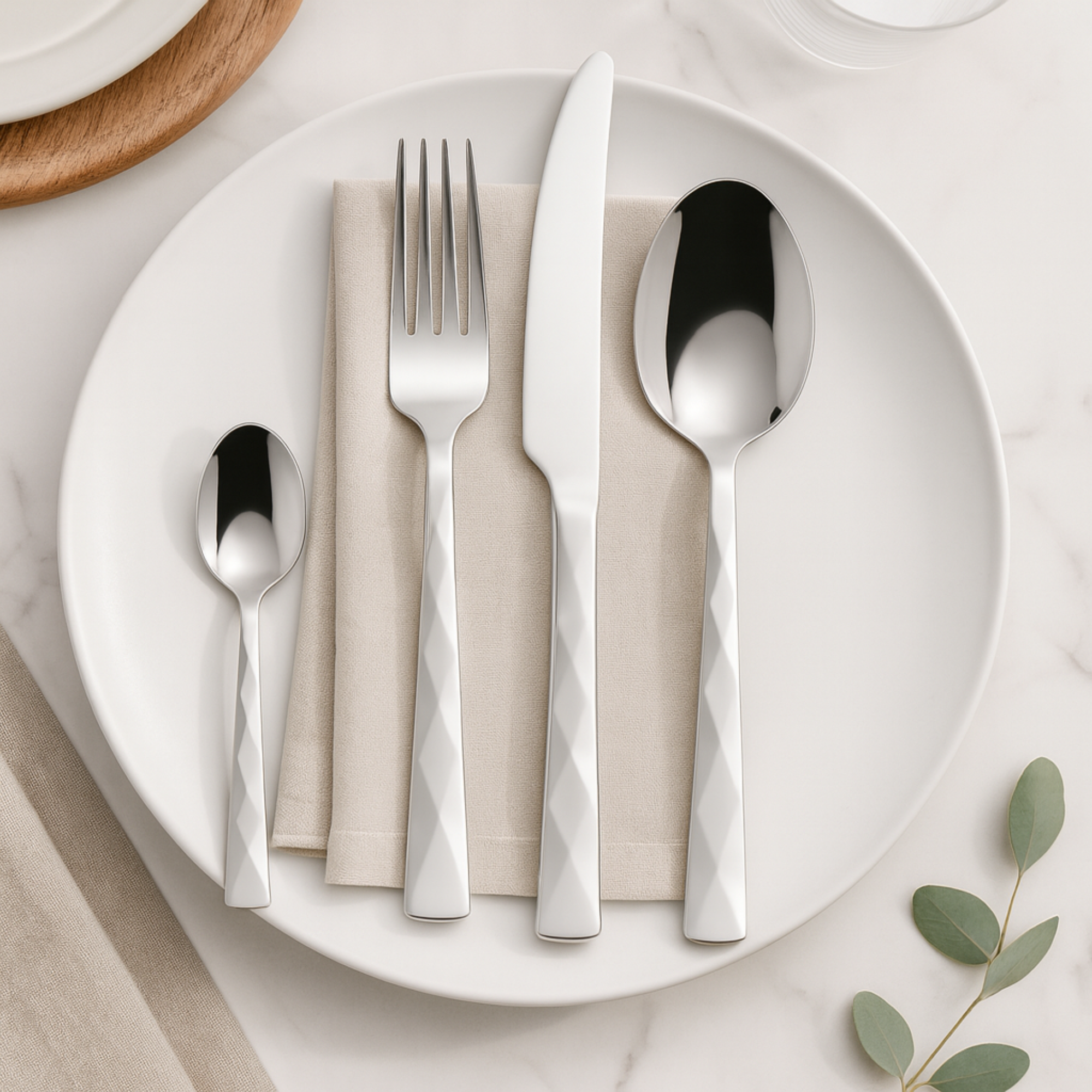 Set de Cubiertos 16 Piezas Adiamantados