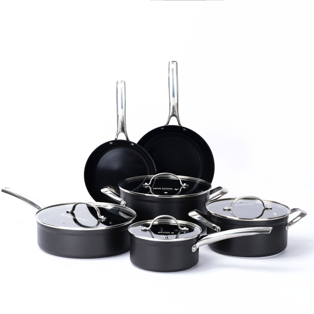 10-PIECE CERAMIC PRO COOKWARE