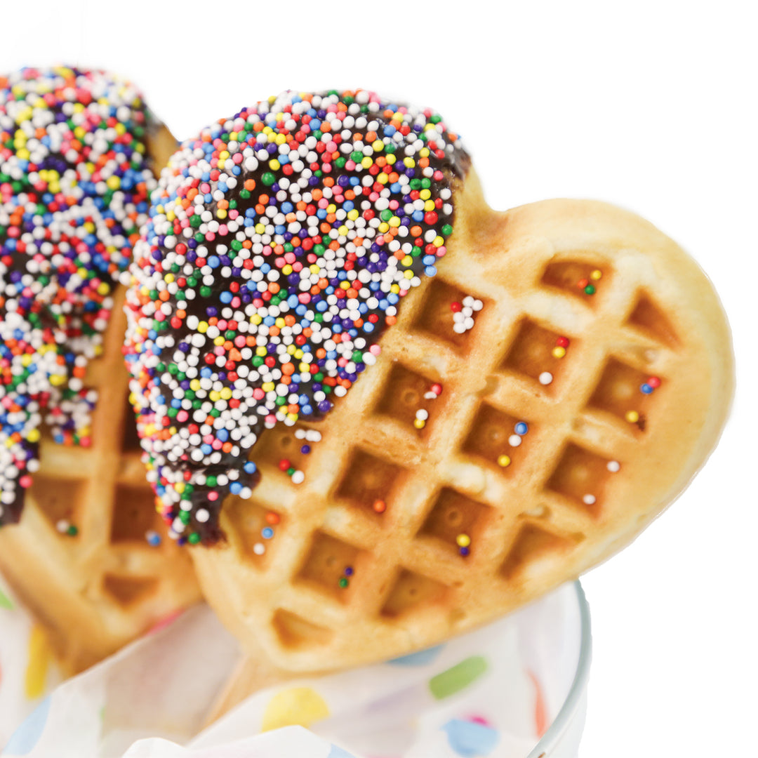 WAFLER DE 4 SECCIONES EN FORMA DE CORAZÓN