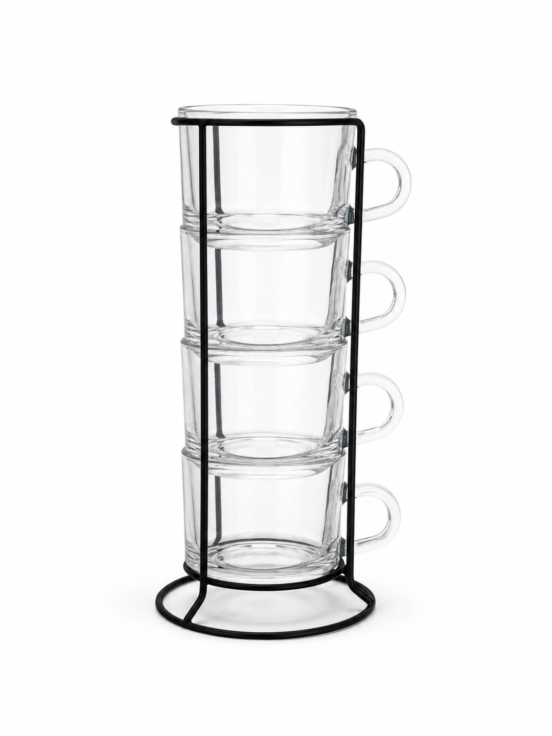 JUEGO DE CAFÉ DE VIDRIO DE 5 PIEZAS - imagen 1