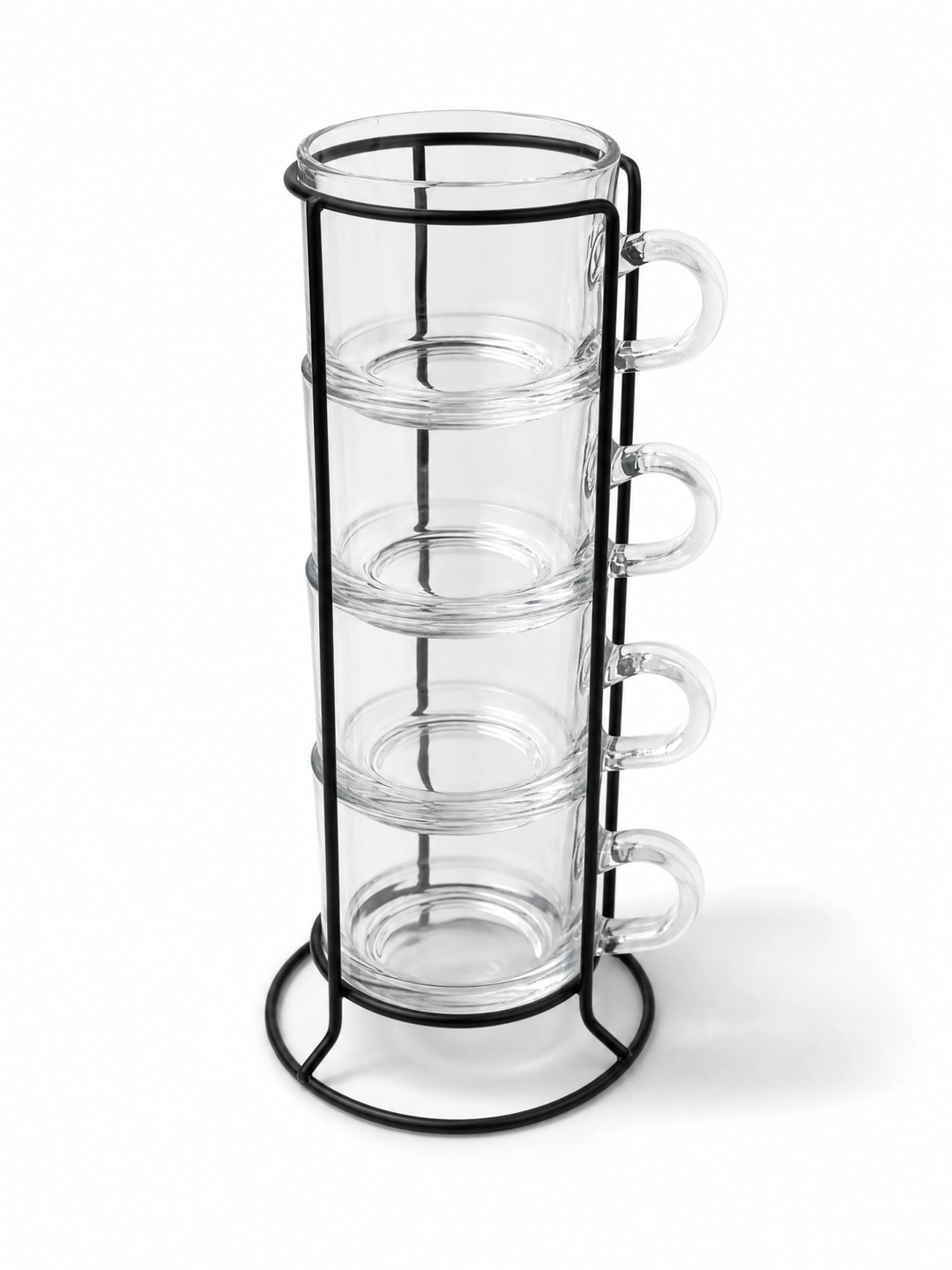 JUEGO DE CAFÉ DE VIDRIO DE 5 PIEZAS - imagen 2