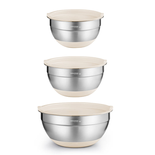 Bowls de Acero Inoxidable con Tapa