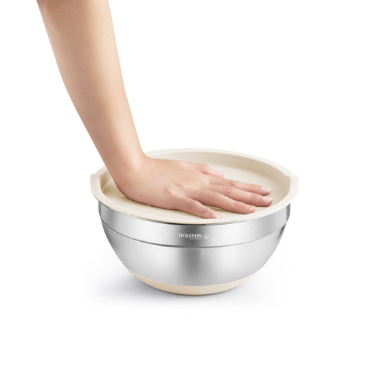 Bowls de Acero Inoxidable con Tapa