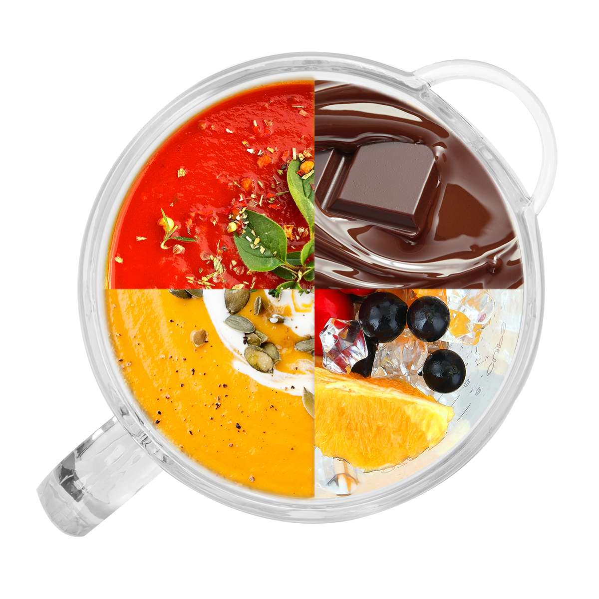 8-SPEED BLENDER WITH GLASS JAR