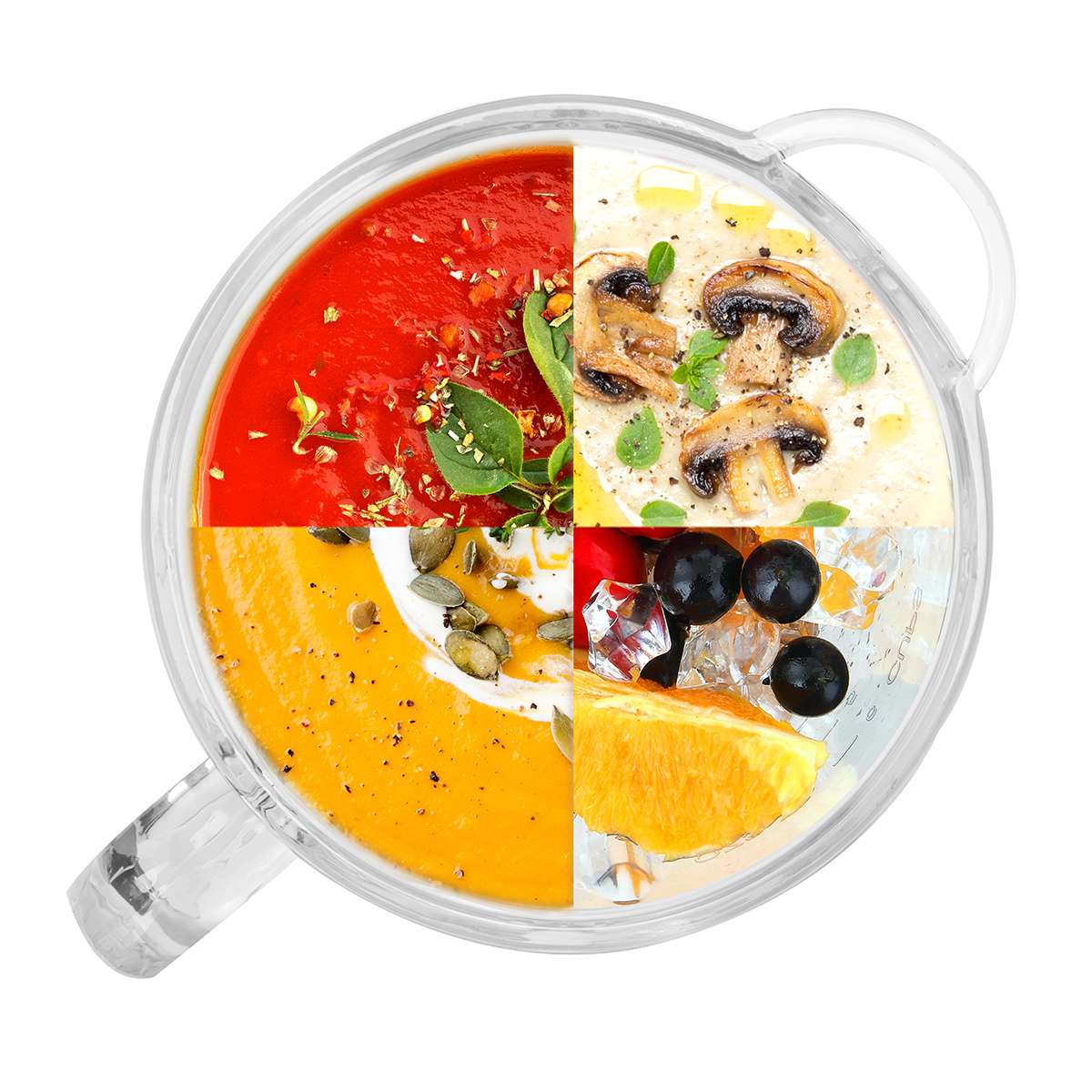 8-SPEED BLENDER WITH GLASS JAR