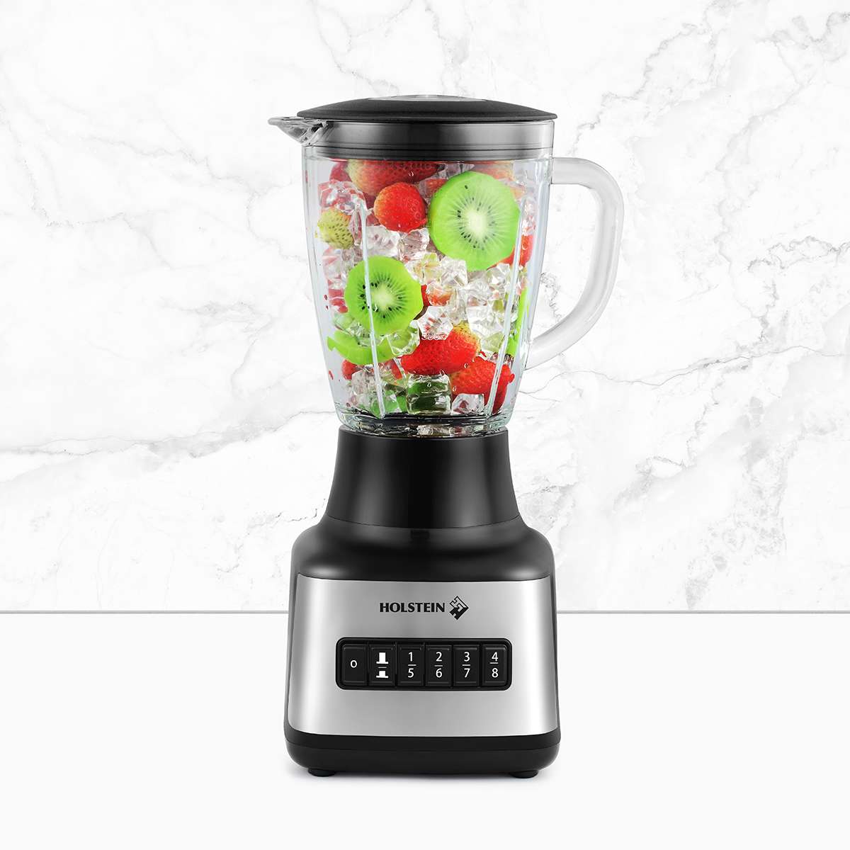 8-SPEED BLENDER WITH GLASS JAR