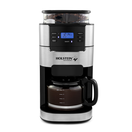 10-CUP GRIND AND BREW PROGRAMMABLE COFFEE MAKER