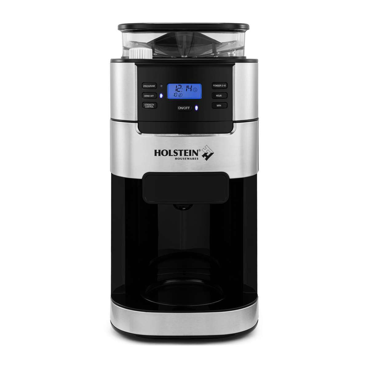 10-CUP GRIND AND BREW PROGRAMMABLE COFFEE MAKER