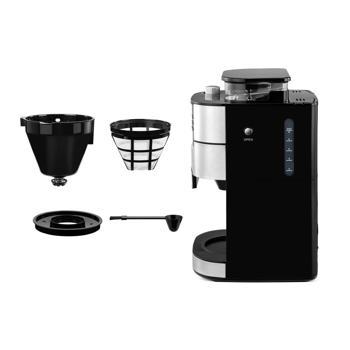 10-CUP GRIND AND BREW PROGRAMMABLE COFFEE MAKER