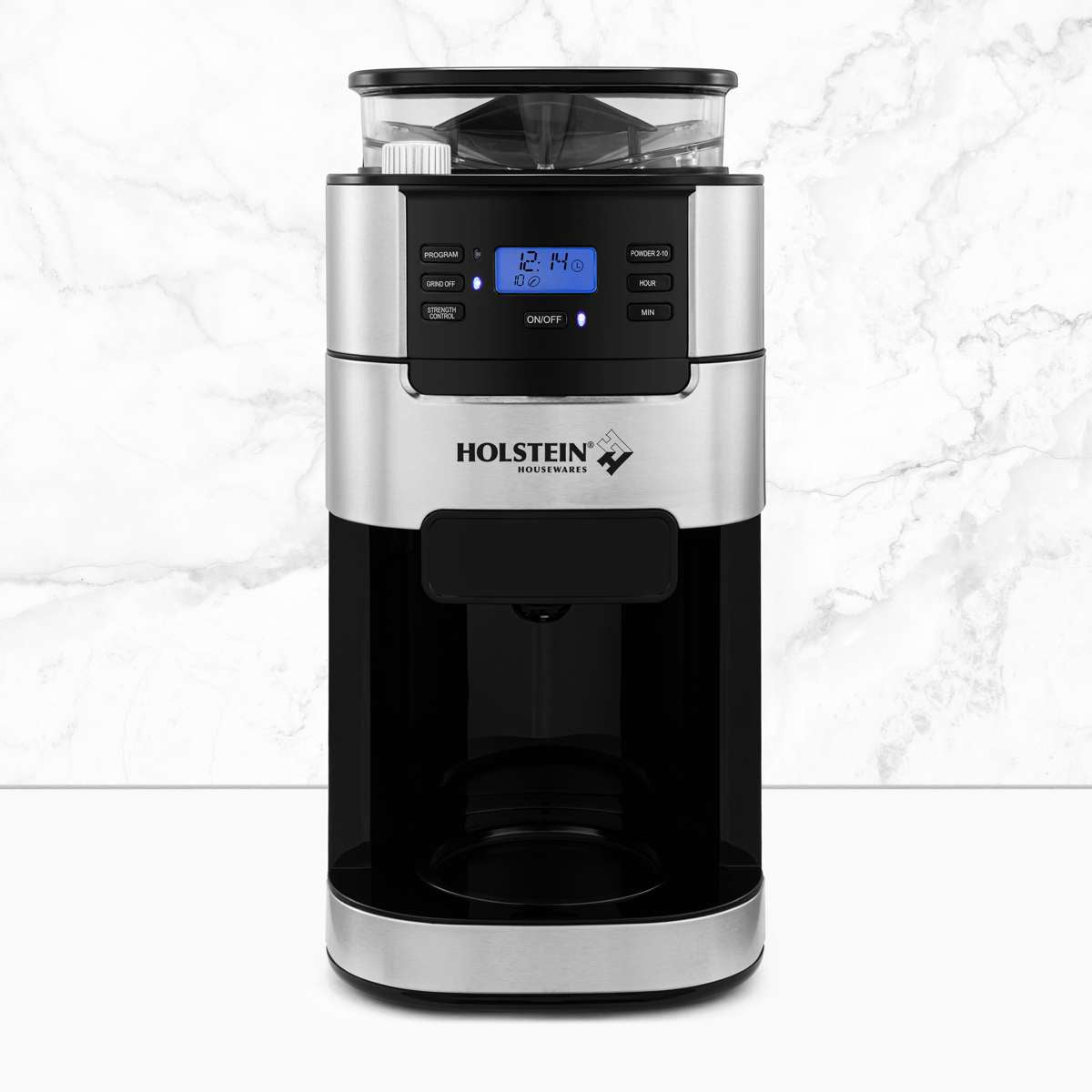 10-CUP GRIND AND BREW PROGRAMMABLE COFFEE MAKER