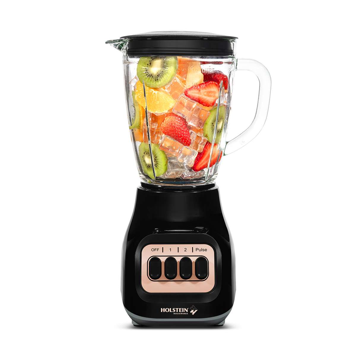 2-SPEED BLENDER WITH GLASS JAR