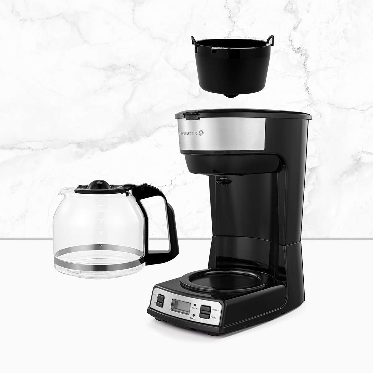 12-CUP PROGRAMMABLE COFFEE MAKER