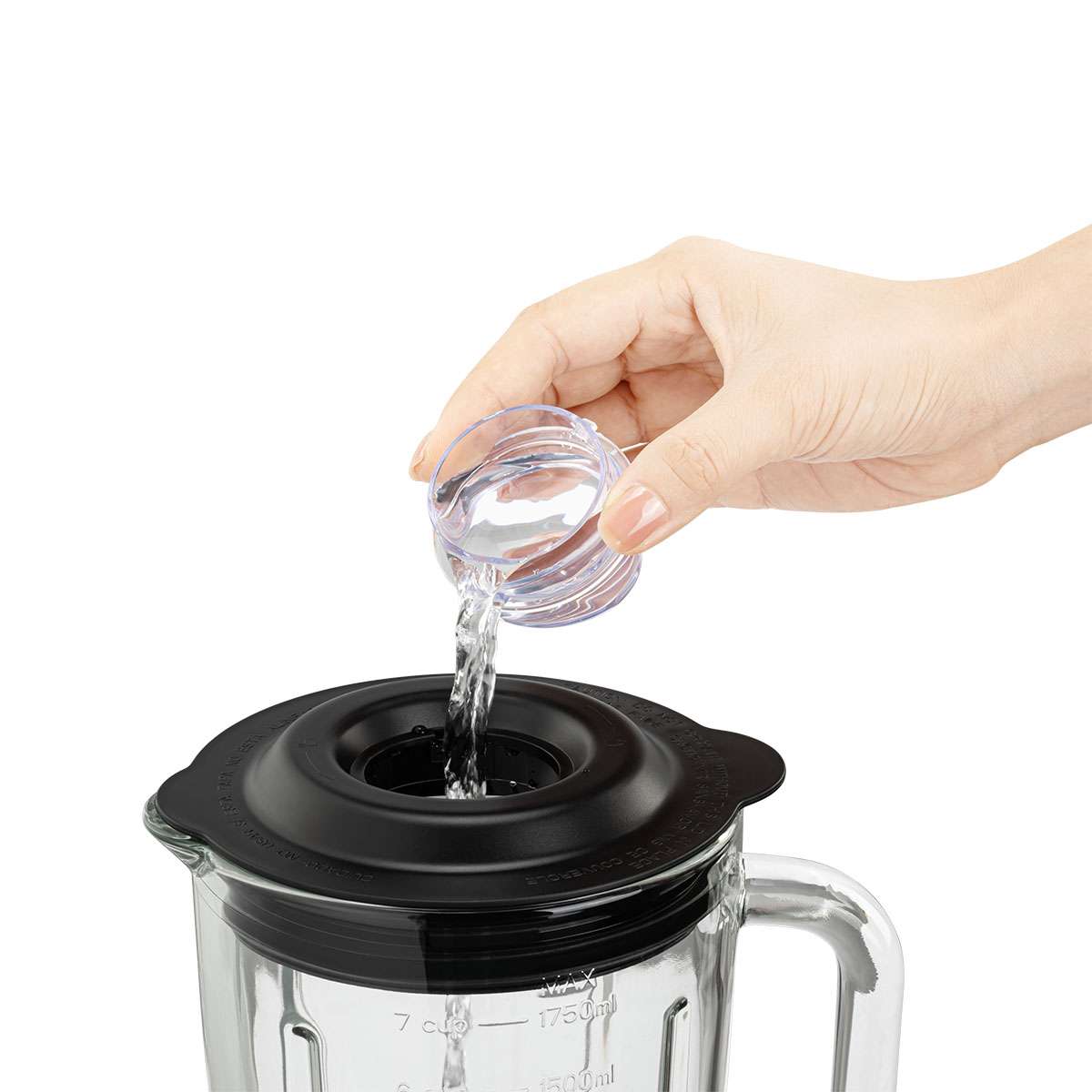 12-SPEED BLENDER WITH GLASS JAR