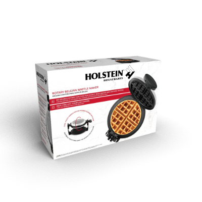 7" ROTARY BELGIAN WAFFLE MAKER