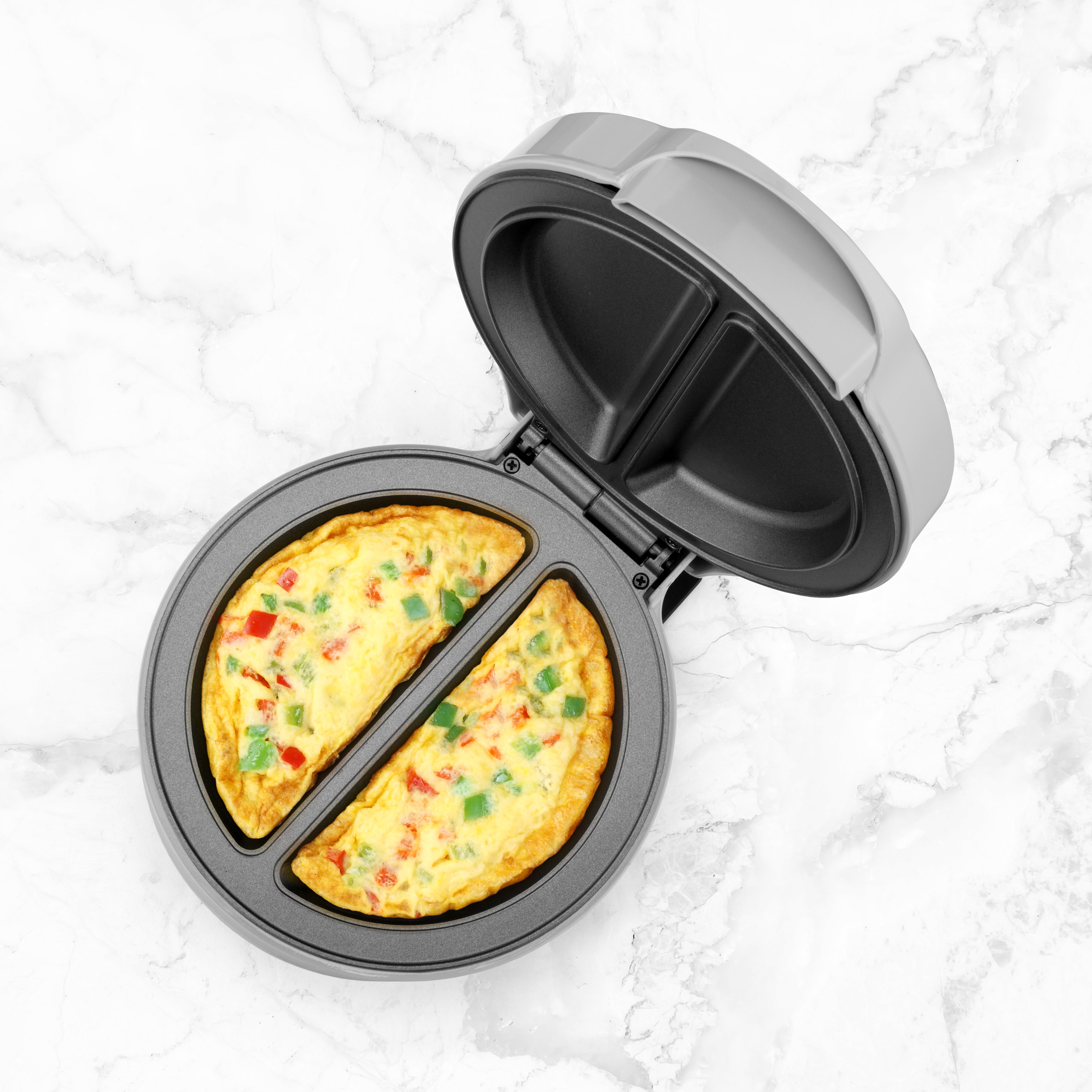 2-SECTION OMELET MAKER