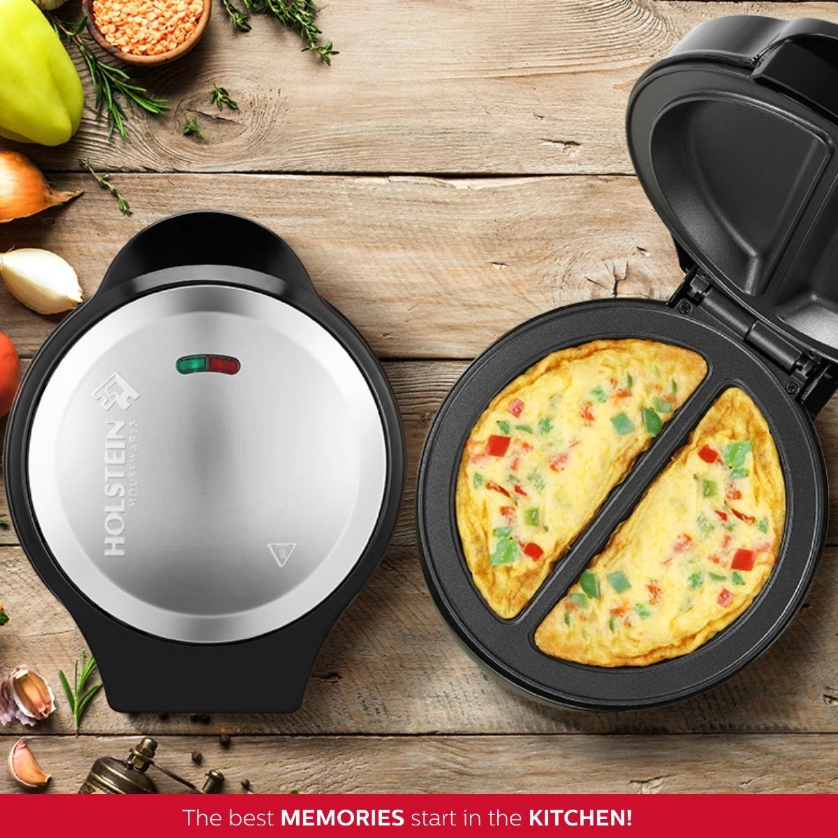 2-SECTION OMELET MAKER