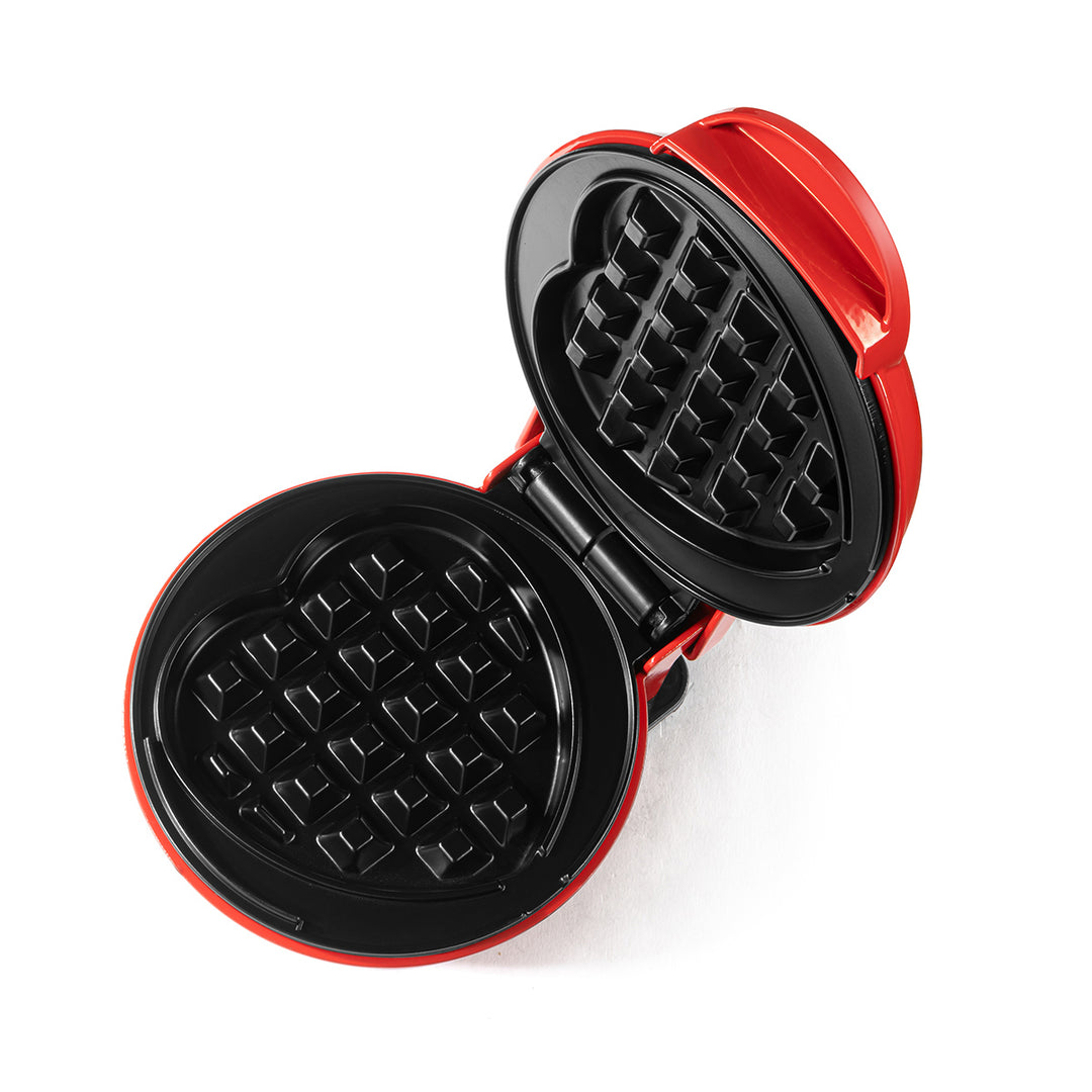 WAFLER PERSONAL EN FORMA DE CORAZÓN DE 4 PULGADAS